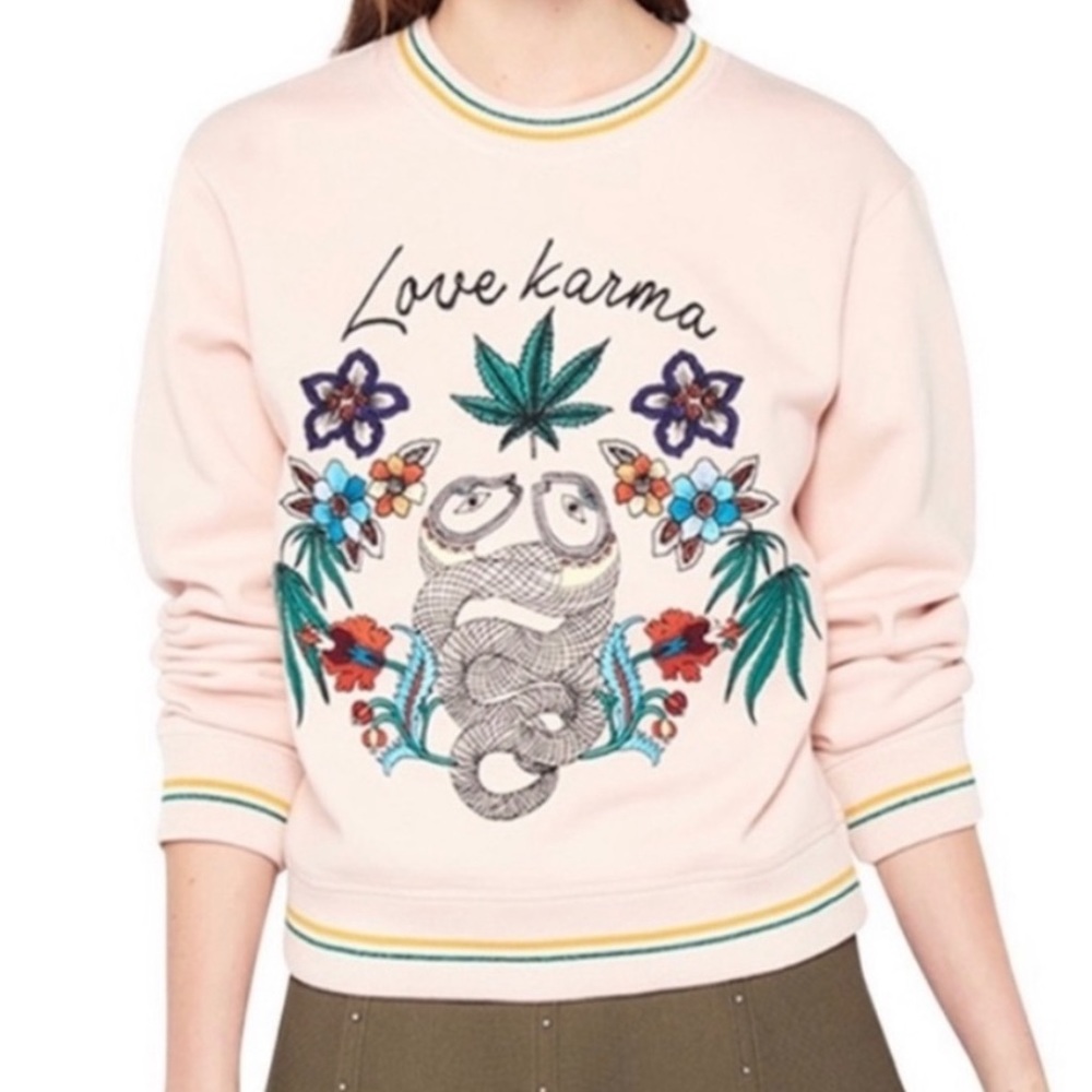 Sandro Love Karma Crewneck